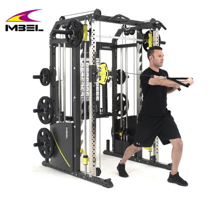 블랙 매트 스포츠 장비 파워 스쿼트 랙 무틀리 기능 스테이션 스미스 기계 KW 320 KGS