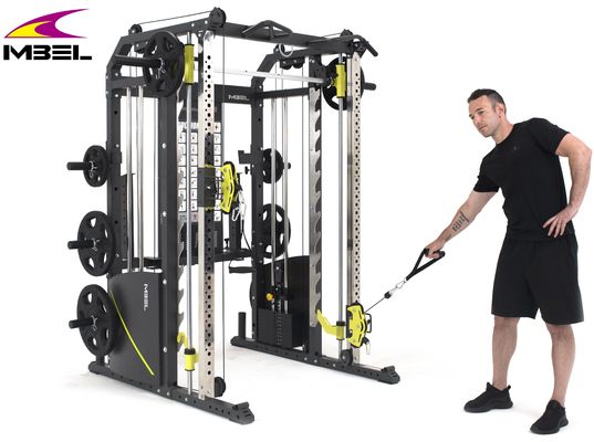 종합 훈련 남자 스미스 기계 NW 302.4 KGS 다기능 홈 체육관